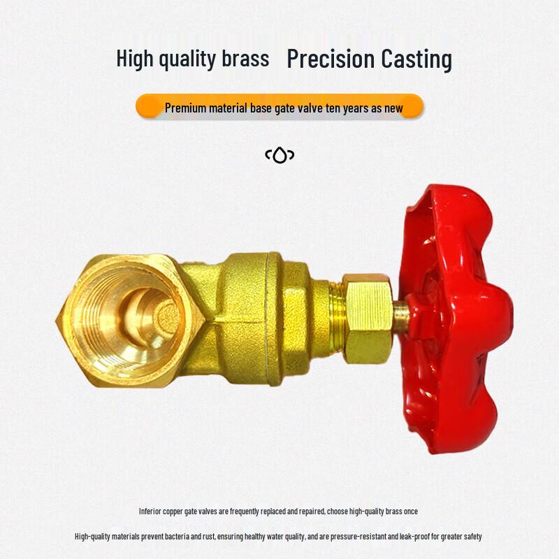 ZHONGYUROPENETBELT Brass Internal Thread Water Gate Valve