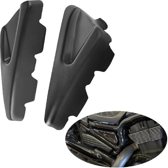 Matte Black Tank Side Frame Covers Fairing Compatible with Harley V-ROD VROD V ROD VRSCDX Night Rod Special 2007-2017 VRSCF Muscle 2009-2017 (Matte