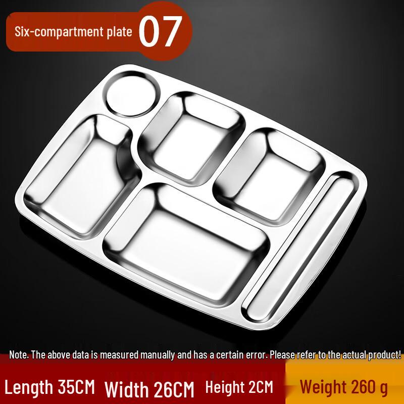 Molona Stainless Steel Divided Lunch Tray Set