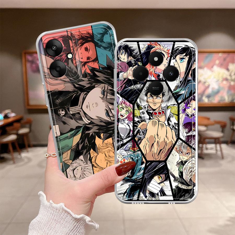 D-Demon S-Slayer Anime Case for Xiaomi Poco X3 NFC X3 Pro Soft Phone Cover