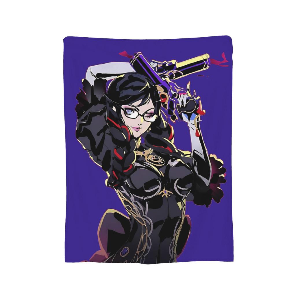 Umbra Witch Bayonettas Wool Blanket Creative Throw Blanket for Bed Sofa Couch 125*100cm Plush Thin Quilt,