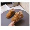 Children's Winter Boots Boys' & Girls' Fleece-Lined Warm Shoes with Shearling, Casual Kids Shoes for Baby Baby Shoes