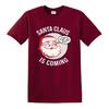 Santa Claus TShirt Xmas Gift Funny Biker Sons of Santa Christmas December Top