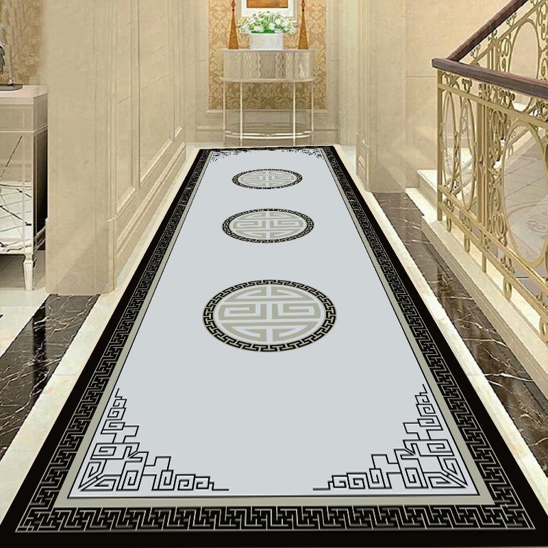 Nordic Style Living Room Hall Carpet Long Runner Hallway Corridor Rugs Kitchen Mat Anti-slip Doormat National Bedroom Area Rug