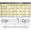 Kyoto Tool Nepros Straight Short Wrench (KTC) Open-End NM1S-0810