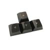 Premium Zinc Alloy Metal Keycaps CNC Laser Etched Customization Keycap for Mechanical Keyboards WASD Directions Keycaps
