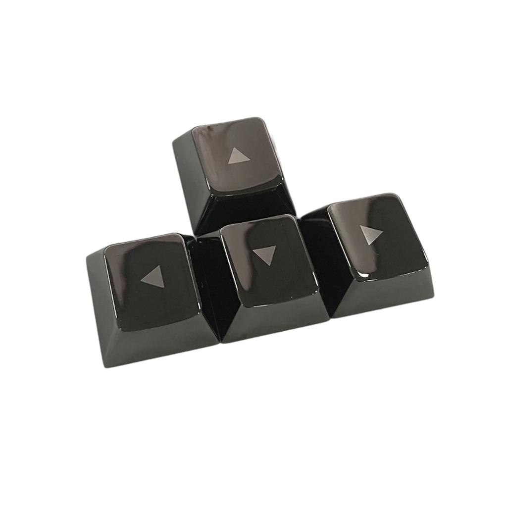 Premium Zinc Alloy Metal Keycaps CNC Laser Etched Customization Keycap for Mechanical Keyboards WASD Directions Keycaps