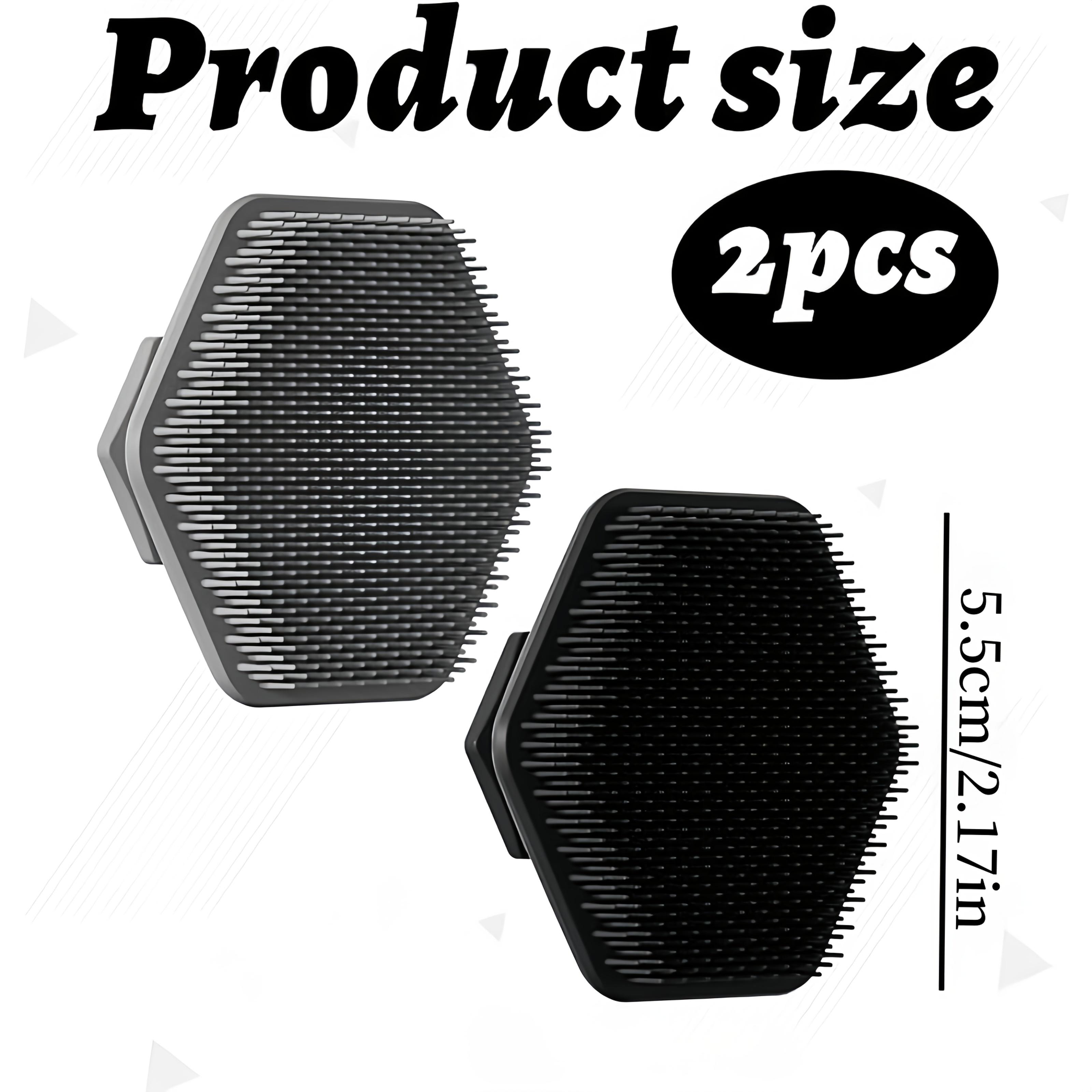 

2 Silicone Facial Exfoliating Brushes, Deep Cleaning Massage Tool, Manual Cleansing Brush Set for Skin Care