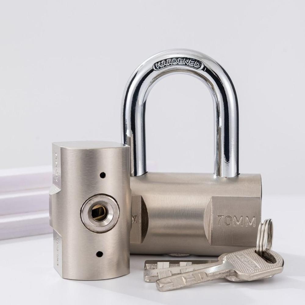 Stainless Steel Security Lock Waterproof Anti-theft Padlock  Outdoor Gym Dormitory Cabinet Door