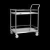 Lixin Stainless Steel Double-Layer Utility Cart