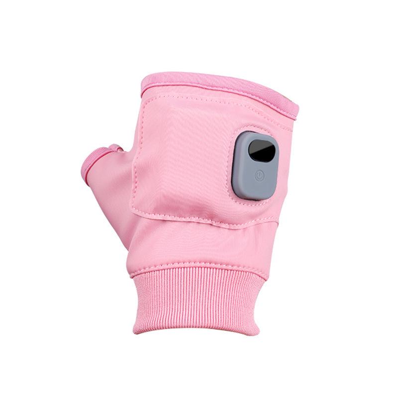 Portable Heated Half-Finger Touchscreen Winter Gloves – Quick Warming and Cold-Proof