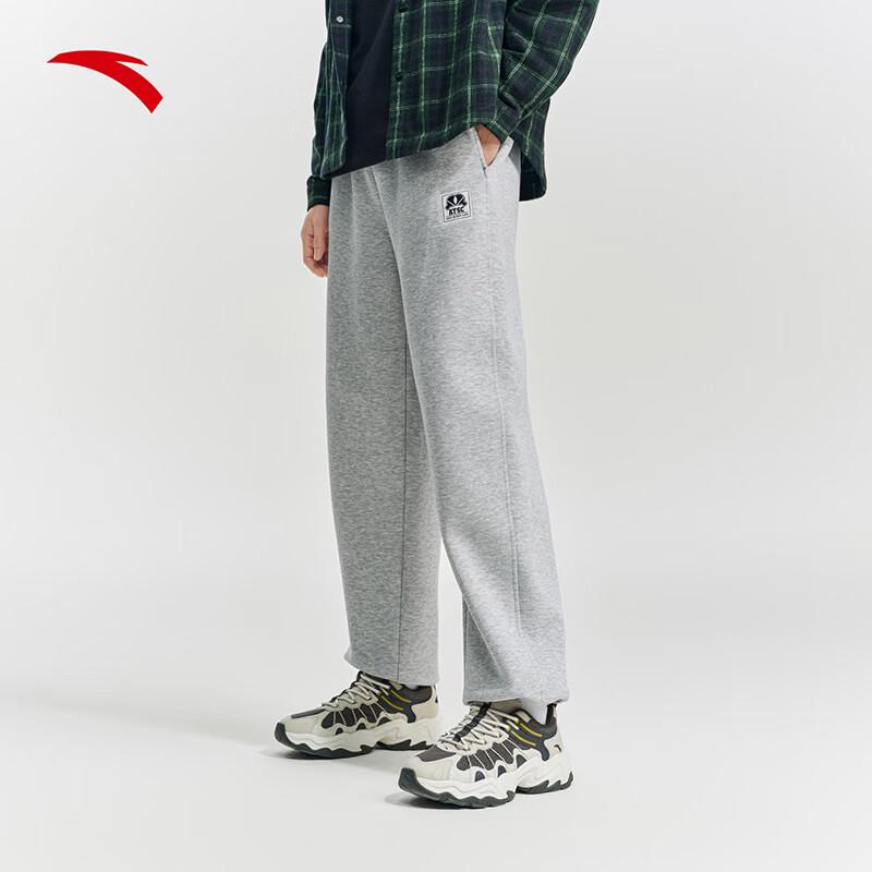 Anta Men's American-Style Loose-Fit Straight Leg Knit Casual Pants