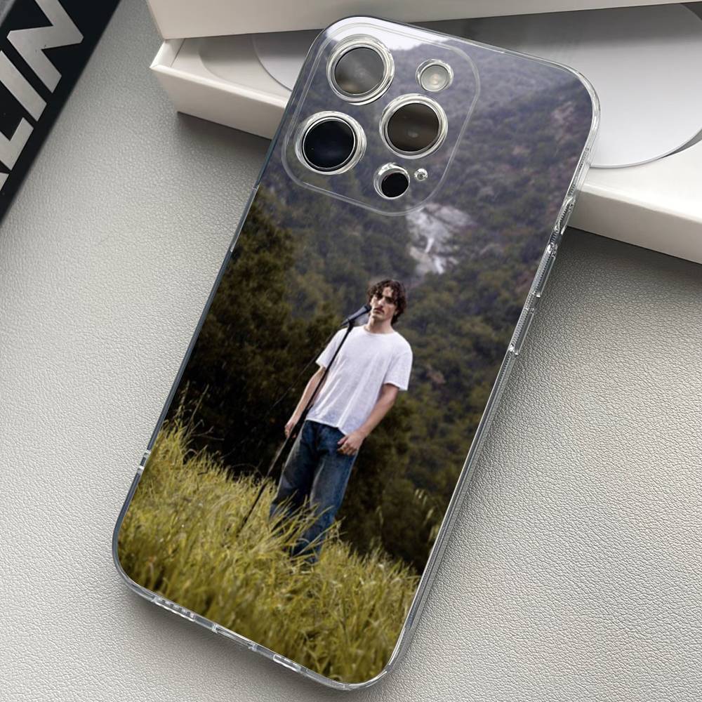 B-Benson Boone Phone Case For iPhone 17 15 14 13 11 12 16 Pro Max Plus Mini Transparent Silicone Soft Funda
