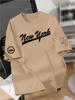 2026 New Fashion Printed Crewneck Tshirt Short Sleeve Casual Loose Fit Unisexs Tees