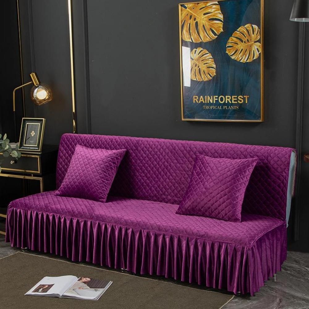 Four Seasons Home Klappsofabezug, modisches Imperial-Sofakissen, verdickt, armlos, einfacher Sofabezug, vollständiger Bezug