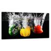 GLASS PLATE CUTTING BOARD 52x30 PEPPER