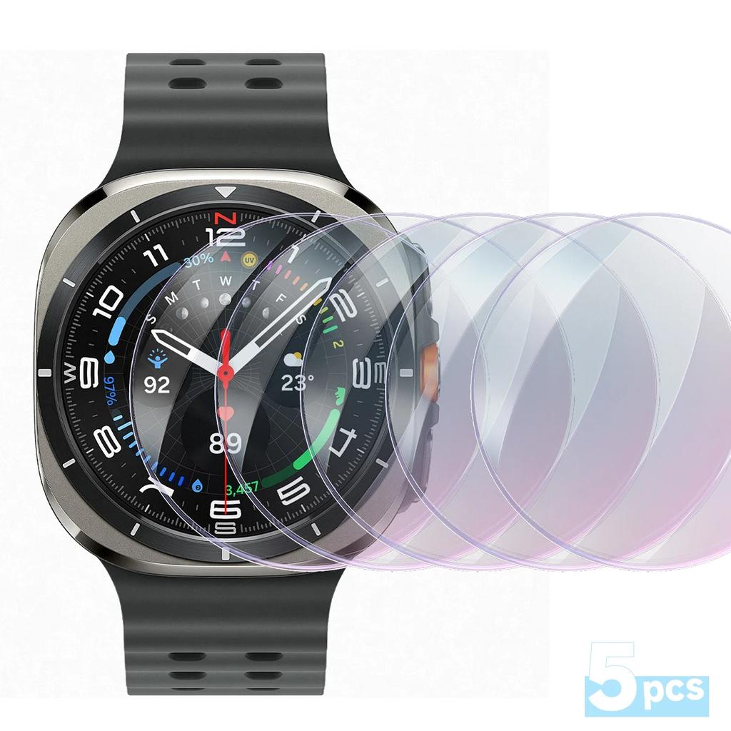 Tempered Glass For Samsung Galaxy Watch 7/FE 40mm 44mm Accessories Screen Protector For Galaxy Watch 7 Ultra 47mm Glass Film