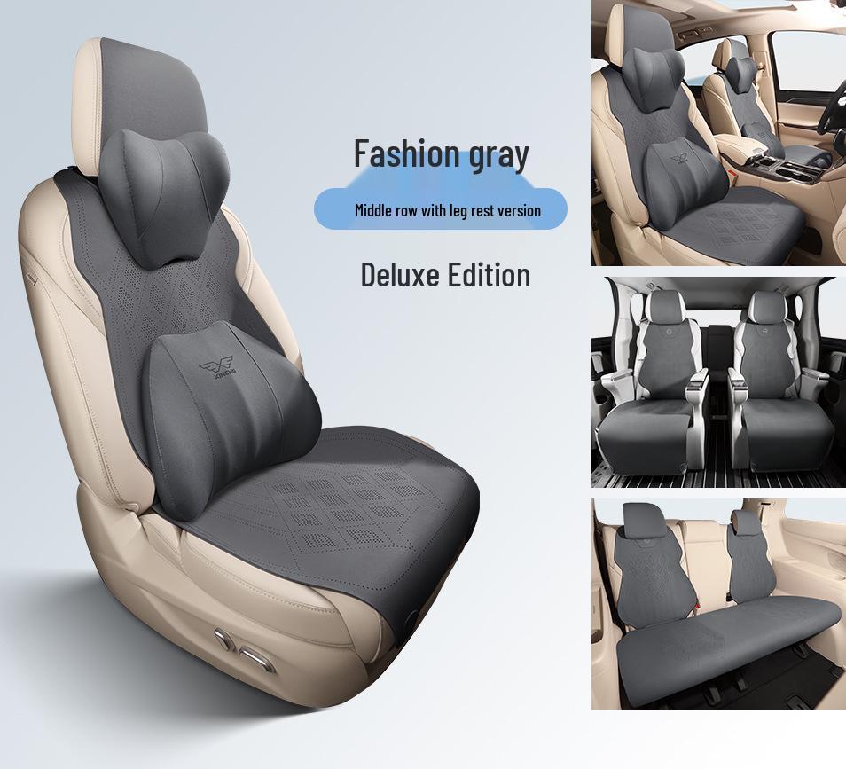 2024 Toyota Sienna Luxury 2.5L Hybrid AWD Suede Seat Cover for 7-Seater