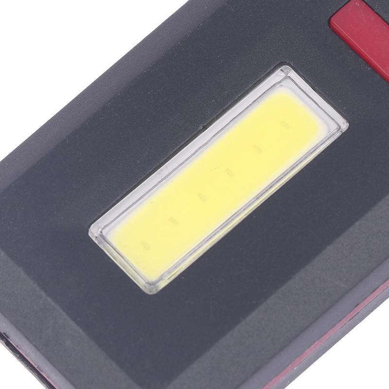 1Pcs Portable Mini Cob Led Keychain Flashlight Key Chain Torch Light Lamp