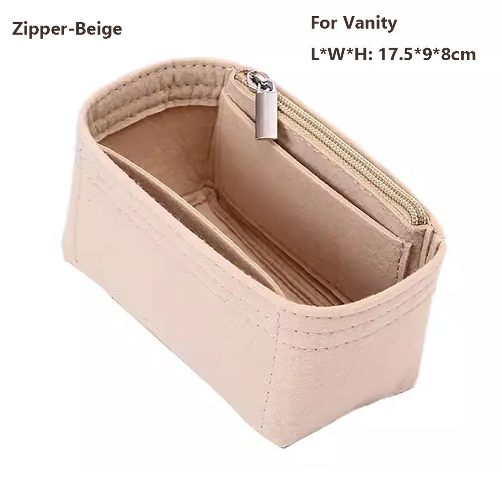Felt Handbag Insert Bag Storage Organization Purse Liner Bag Support Portable Internal Bag for LV Nice Nano/Mini/BB/Vanity