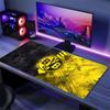 Borussia Dortmund Large Gaming Table Cushion Non-slip Laptop Tablet Big Mousepad XXL Mat Mini PC Playmat With Lock edge