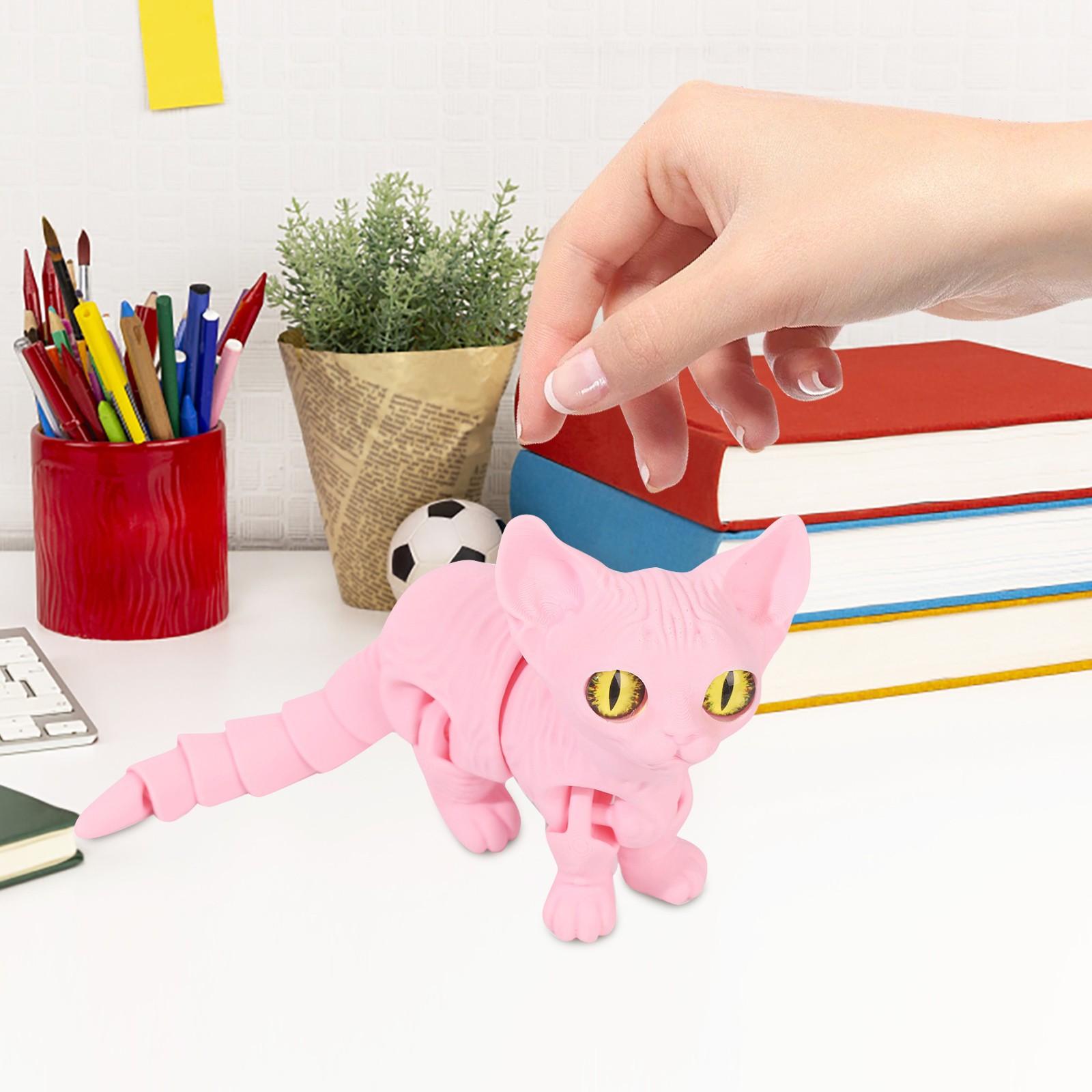 

3D-печать Модель подвижного соединения Игрушка ручной работы Украшения Креативные декоративные поделки One Size розовый