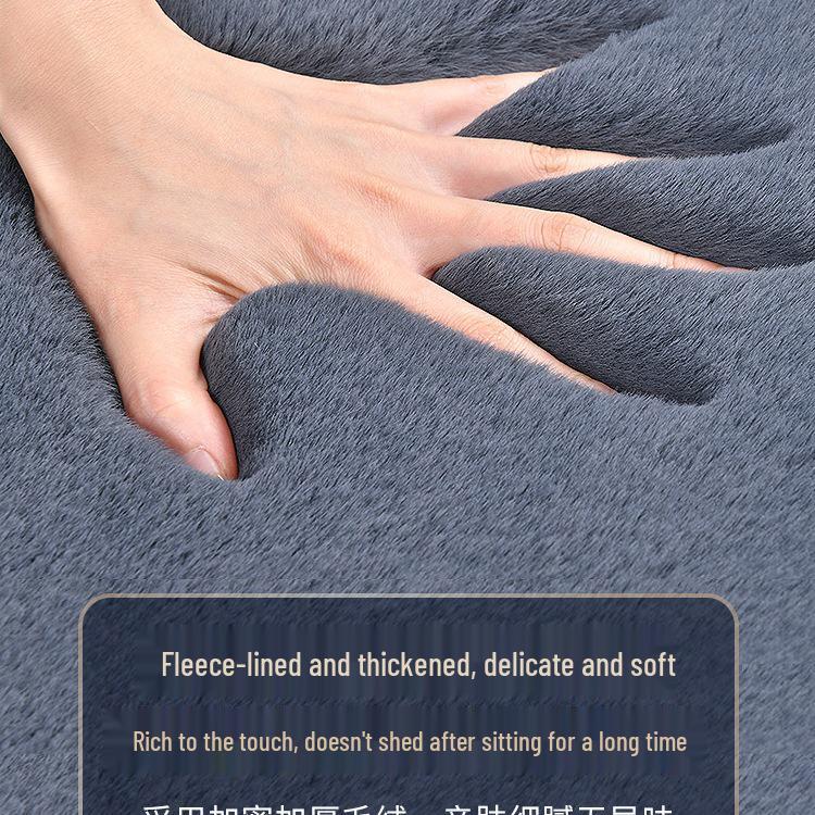 Universelles Plüsch-Autositzkissen für alle Jahreszeiten - Winterfest, Einteilig für vordere oder hintere Reihe