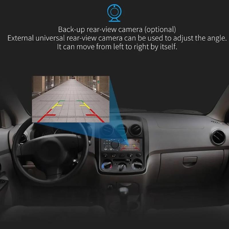 Multimedia Player Receiver Car Stereo Single Din MP5 Player Bluetooth-compatible Car Radio
