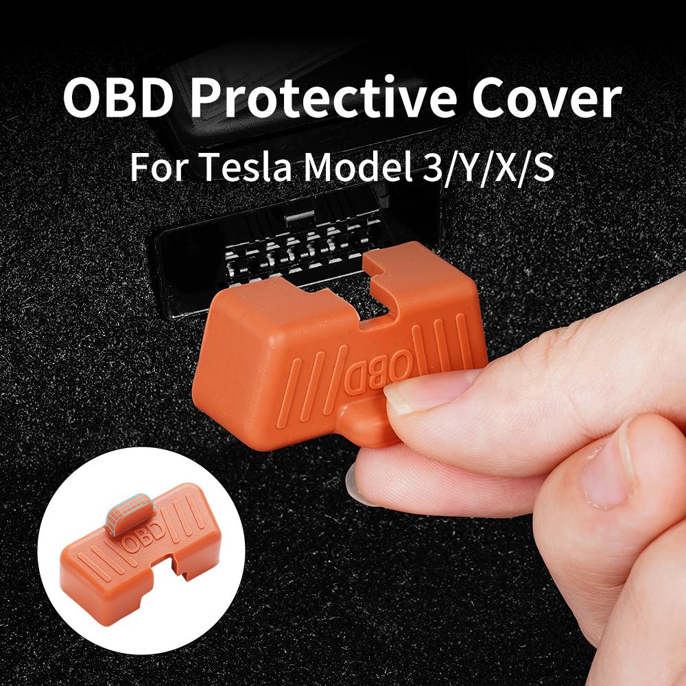 YZ Silicone OBD Port Plug Protective Cap Cover For Tesla Model 3 Highland Model Y YL Juniper 2026 Anti-Dust Interior Accessories