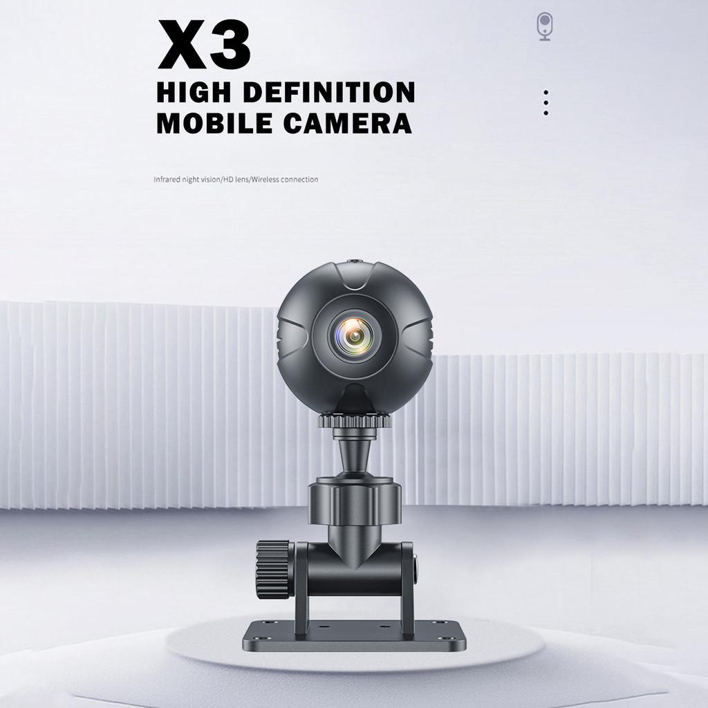 X3 Camera 1/4 Screw Mouth Outdoor Sports Stand Network Wireless Camera Indoor Security Camera