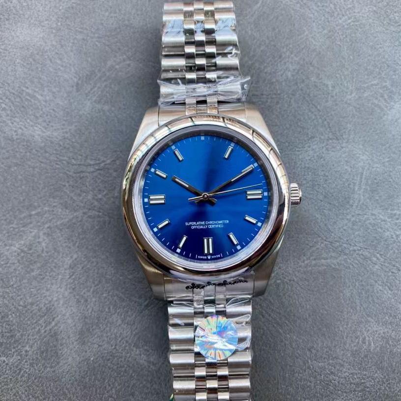 Orologio da uomo Rolex Oyster Perpetual 41mm - Acciaio Inossidabile 316, Luminoso, Impermeabile, Completamente Automatico.