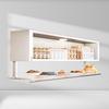 Under-Cabinet Pull-Down Storage Shelf with Sensor Light