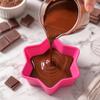 Star Shaped Silicone Mold for Baking Cake Cookie Pudding Chocolate Mold Flexible Non Stick Kitchen Tool for Holiday and Everyday Use