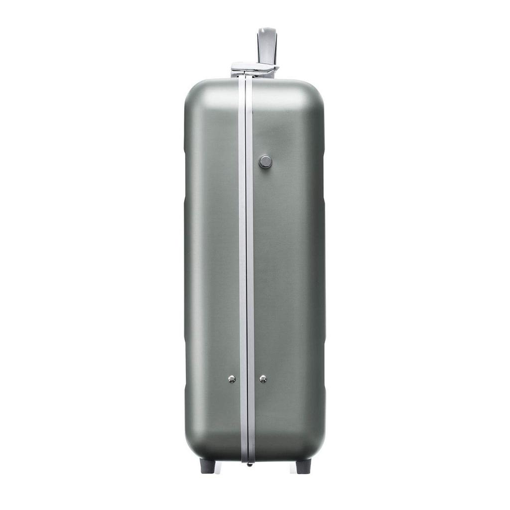 Sanwa Direct 200-BAG155GM Aluminum Attache Case, A4 Size, 15.6-inch Laptop Storage, Lockable, Compartment Divider, Shoulder Strap Included, Adapter