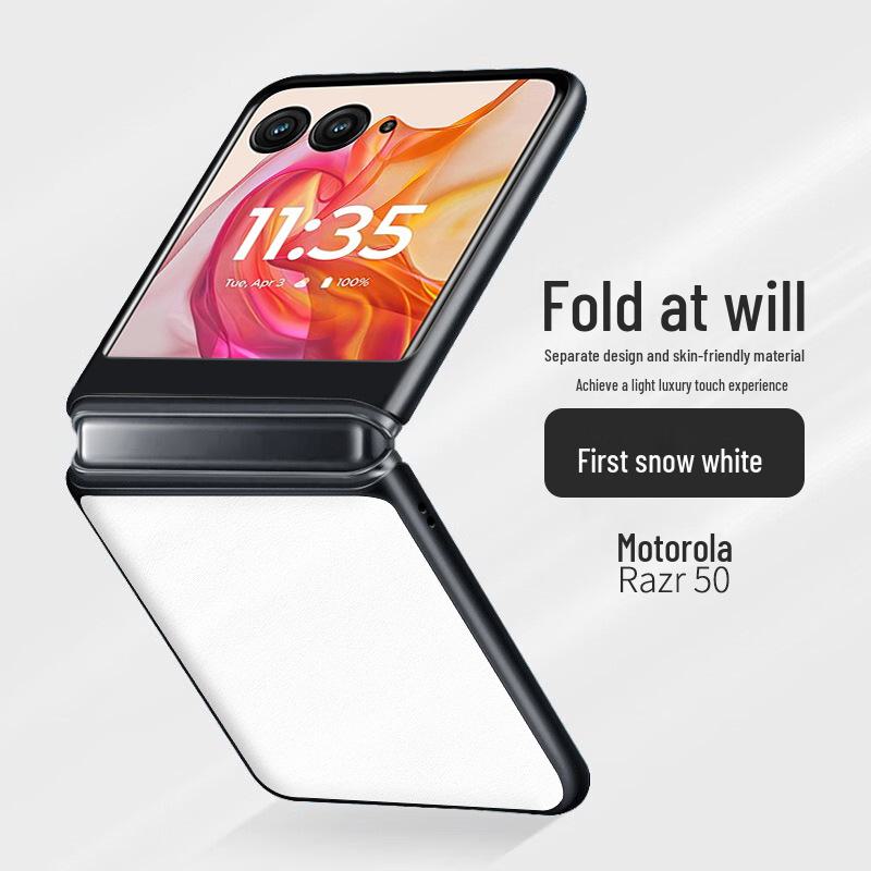 Motorola Razr50 Leather Case: Anti-Fall & Anti-Fouling Protective Cover
