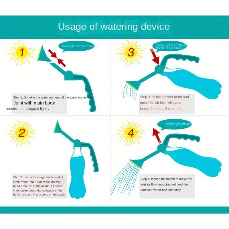 Zavlažovací zařízení s dlouhým hrdlem Multifunkční ruční zahradní rozprašovač vody pro sazenice rostlin Hortikulturní příslušenství