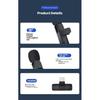 New Wireless Lavalier Microphone K9 Portable Audio Video Recording Mini Mic for iPhone Android Live Broadcast Gaming Phone Mic