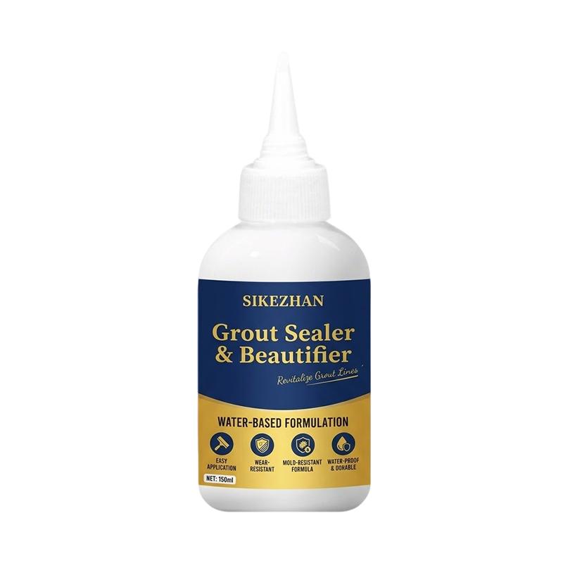 White Grout Sealer & Beautifier 150ml Waterproof Tile Grout Repair Agent for Bathroom Kitchen Floor SIKEZHAN Mold Resistant