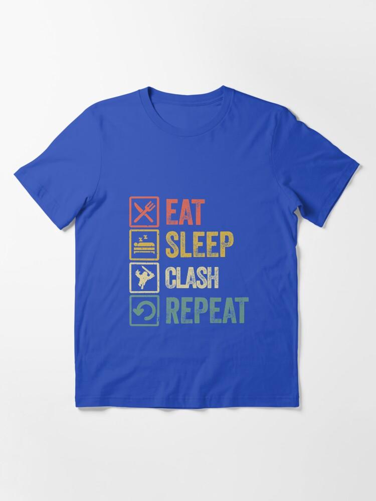 The Clash Funny eat sleep clash repeat retro vintage Essential T-Shirt