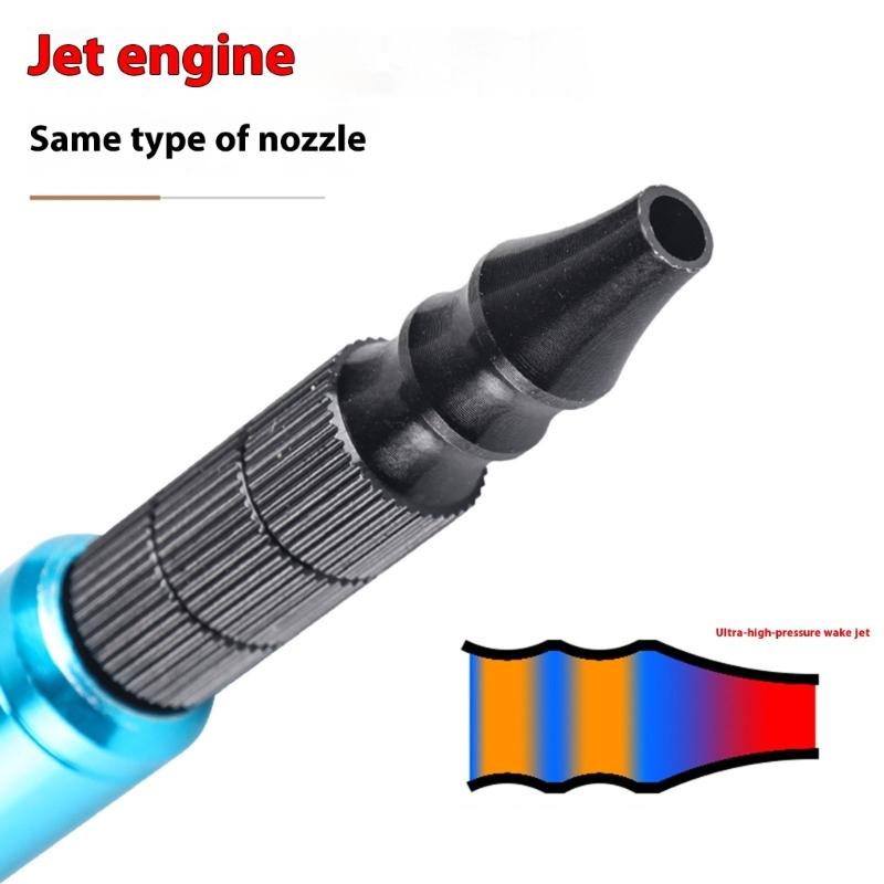 Pistole Soffianti ad Aria Ergonomiche Adatte per la Pulizia dell'Officina Flussi d'Aria Regolabili Ugello Strumento 20g Leggero 3 Opzioni di Colore