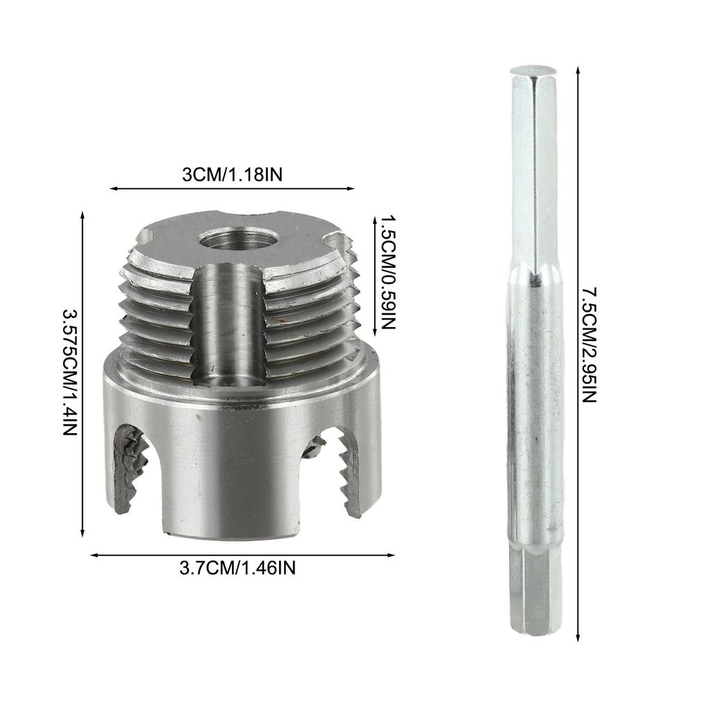 1 Pcs 1 Inch PPR Water Pipe Internal External Thread Integrated Thread Opener Tapper For PVC Plastic Pipe Thread Tap Hand