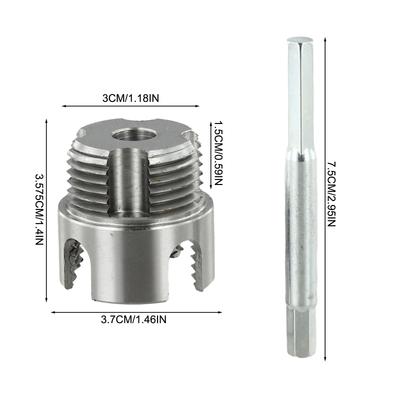 1 Pcs 1 Inch PPR Water Pipe Internal External Thread Integrated Thread Opener Tapper For PVC Plastic Pipe Thread Tap Hand