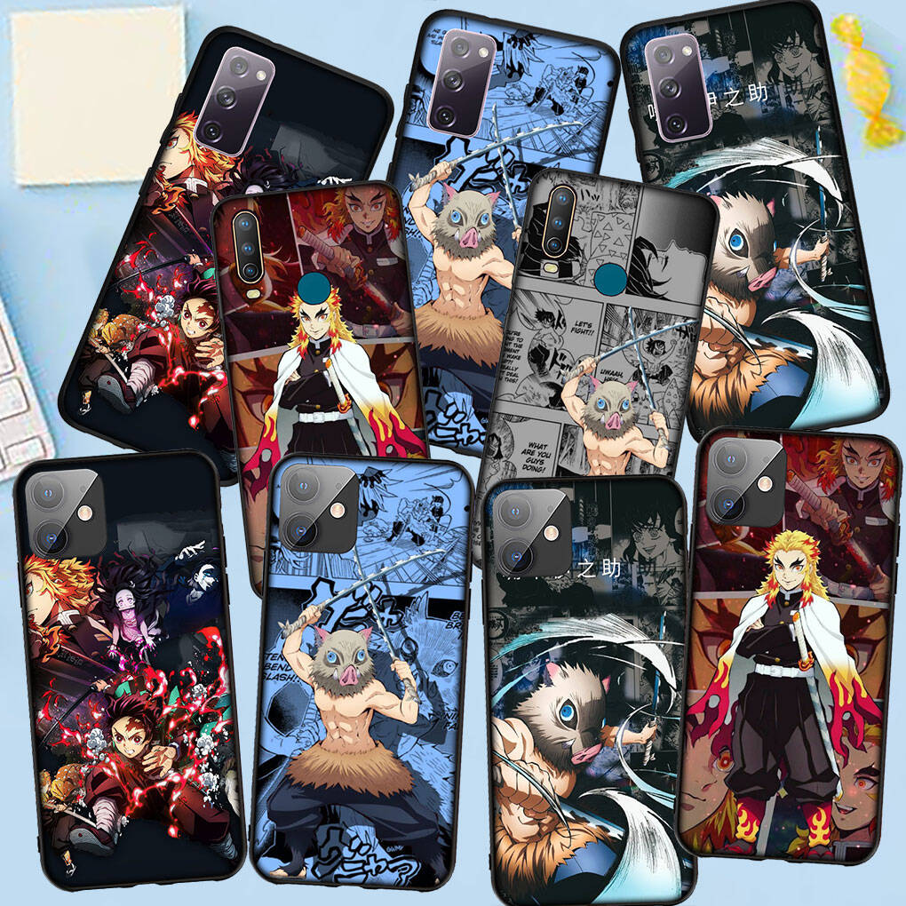 Phone Case for Samsung Galaxy S25 S23 S22 S24 Ultra FE S8 A05 A06 A15 A16 A36 A37 A35 A54 A55 A56 A57 A25 A26 A53 Hashibira Inosuke Demon Slayer Cover