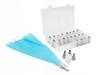 DECORATOR SET OF CAKE DECORATION TIPS 24 Pcs + PASTRY SLEEVE