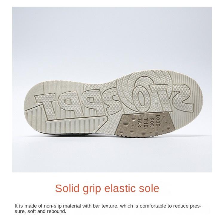 Spring Men's Shoes Breathable Canvas Shoes Male Student Trend All Match Thick Sole Sports Casual Shoes Daddy Shoes Men