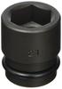 Hex Socket 21mm Square 36mm Overall for Impact Set, (12.7mm Socket), Length, Wrenches, 0087-3626