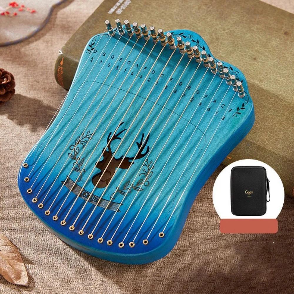 17 Strings Harp Portable Professional Stringed Instruments for Beginner Musical Instruments Leisure and Entertainment Gift String Instrument