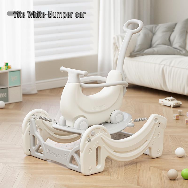 

Babysoul Банан Лошадка-качалка Детский баунсер: Детская качалка и горка на первый день рождения с защитой от падения