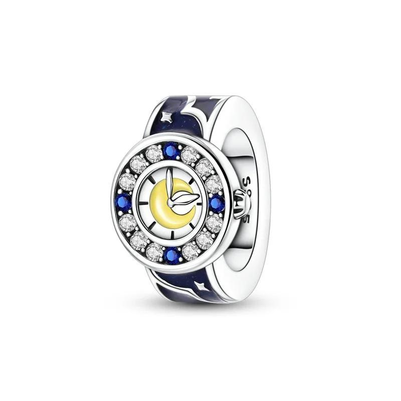  Breloques Étoile & Lune en Cuivre Original Boucles d'Oreilles Bague Perles Pendentif Convient Bracelet Collier Bricolage Bijoux Fins Cadeau