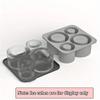 Ice Cube Tray for Stanley Cup Silicone Ice Cube Molds 20oz 30oz 40oz Tumbler Cup Ice Cube Trays with Lid Fit for Drinks,Coffee
